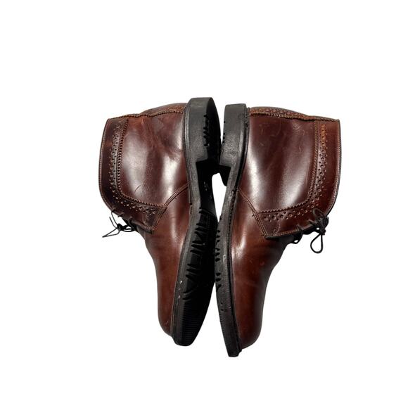 Allen Edmonds Bellevue Chukka Ankle Boots Mens 10 Brown Leather Lace Up USA Made main image 13